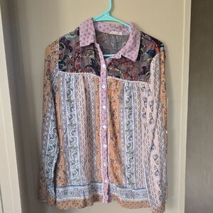 Boho Button Up